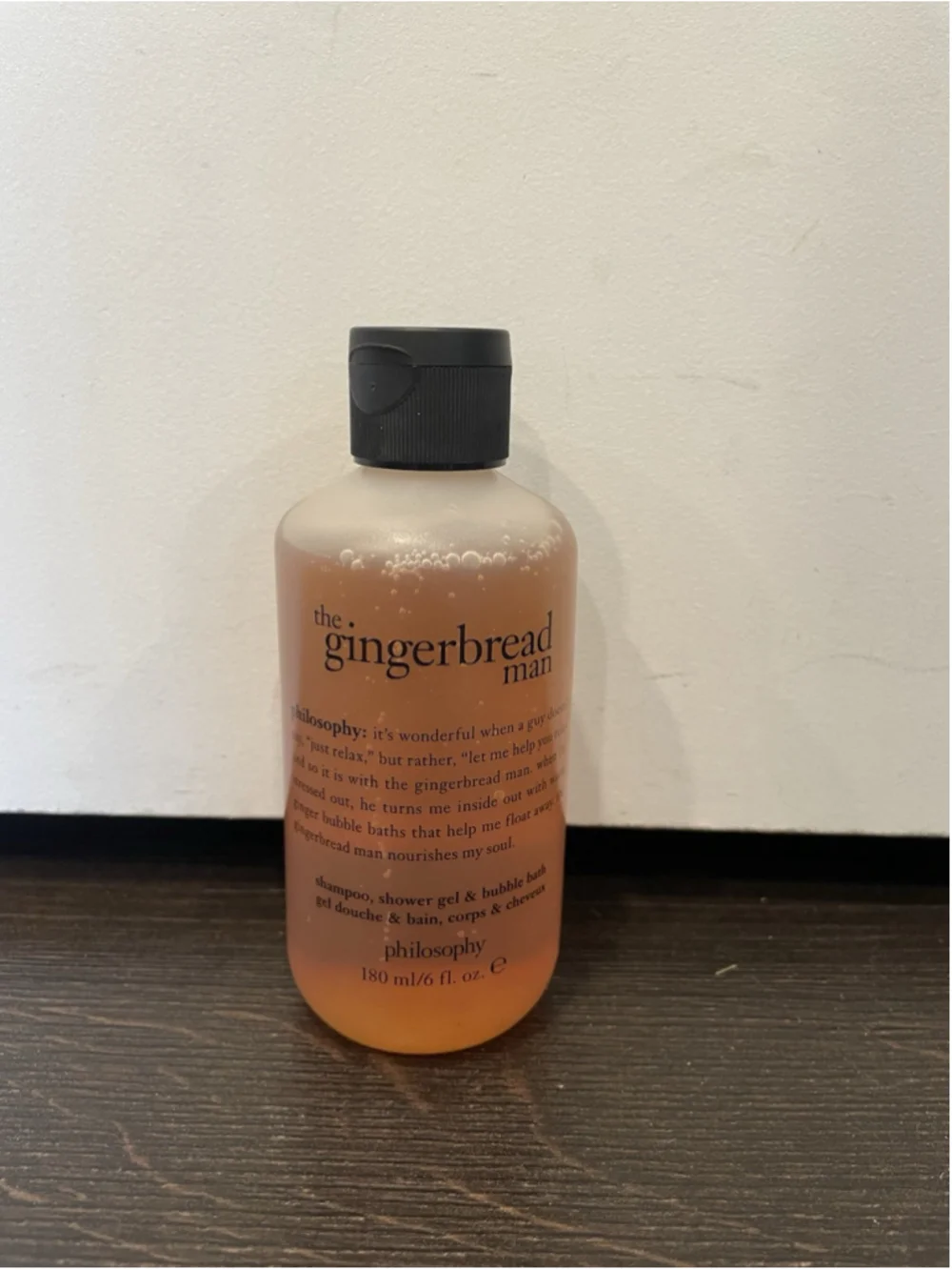 Philosophy The Gingerbread Man Shampoo Shower Gel Bubble Bath 6oz